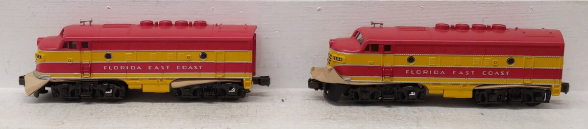 MTH 30-2007-1 O Florida East Coast F3 AA Diesel Locomotive Set w/PS1 #503/504 LN/Box