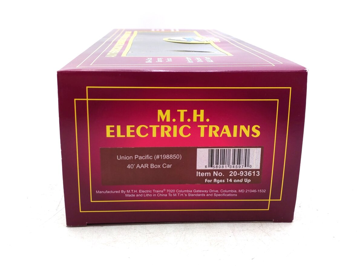 MTH 20-93613 O Union Pacific 40' AAR Boxcar #198850 NIB