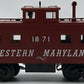 MTH 20-91368 Western Maryland Center Cupola Steel Caboose #1871 NIB