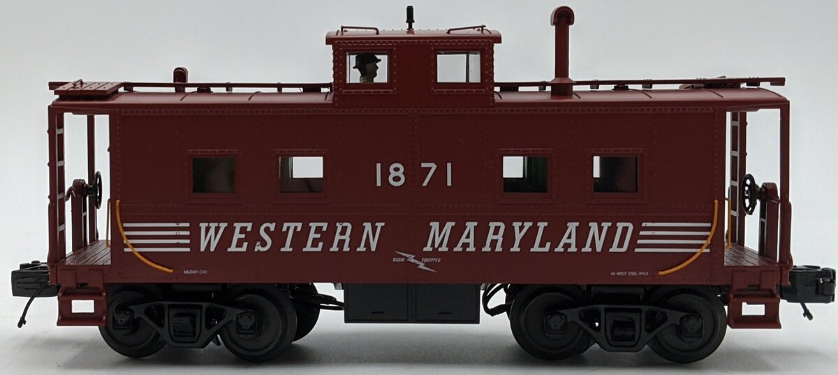 MTH 20-91368 Western Maryland Center Cupola Steel Caboose #1871 NIB