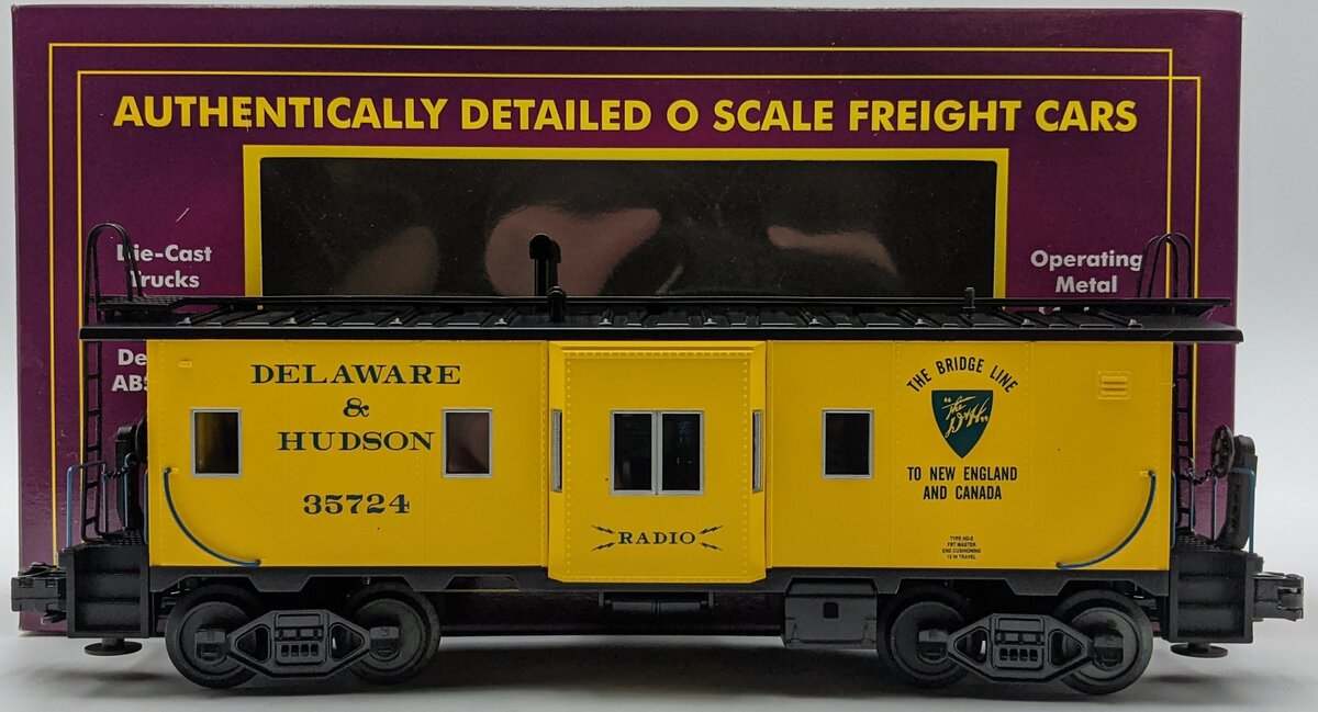 MTH 20-91042 O D&H Caboose #35724 NIB