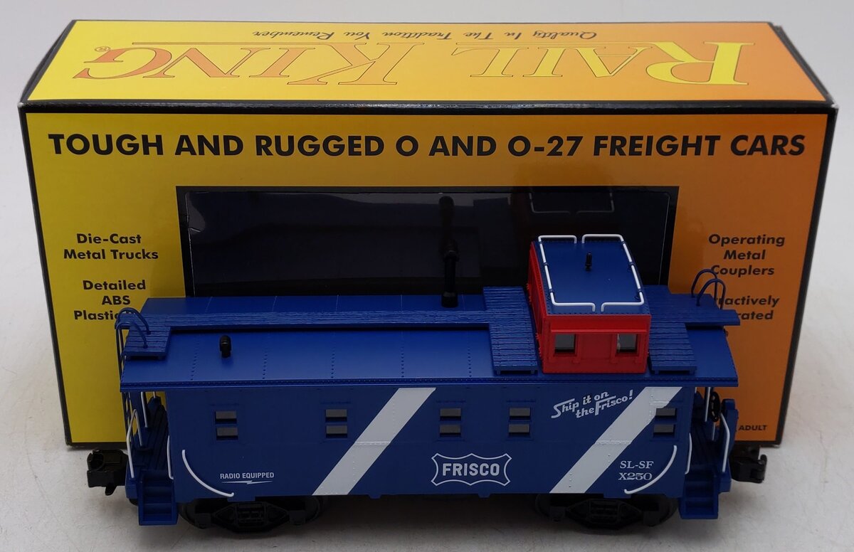 MTH 30-7773 O Gauge Frisco Offset Steel Caboose Car #X250 EX/Box