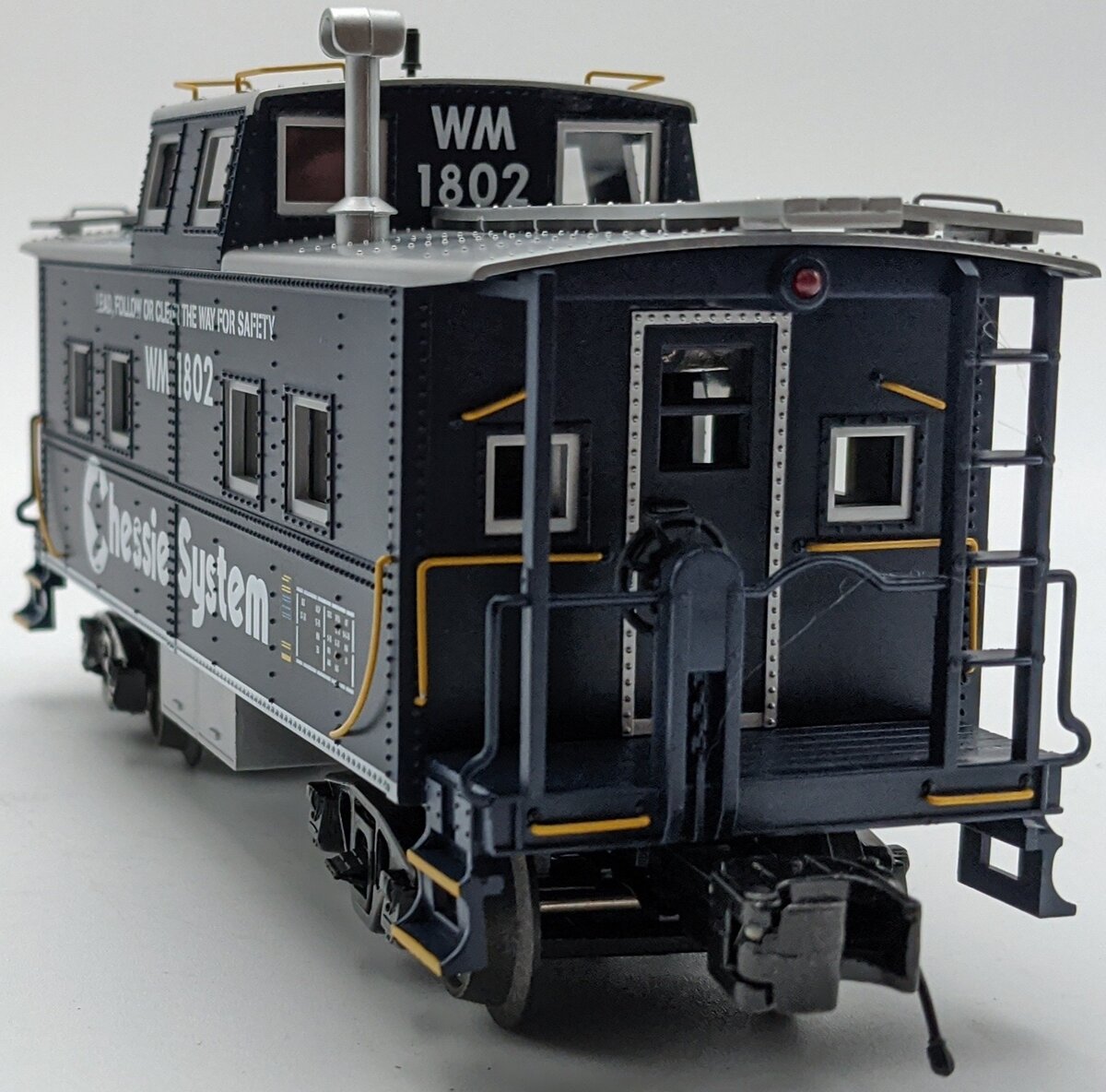 MTH 20-91367 O Chessie Center Cupola Steel Caboose #1802 NIB