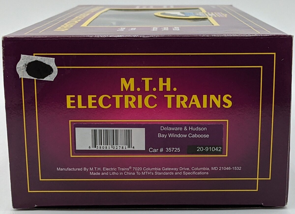 MTH 20-91042 D&H Caboose #35725 NIB