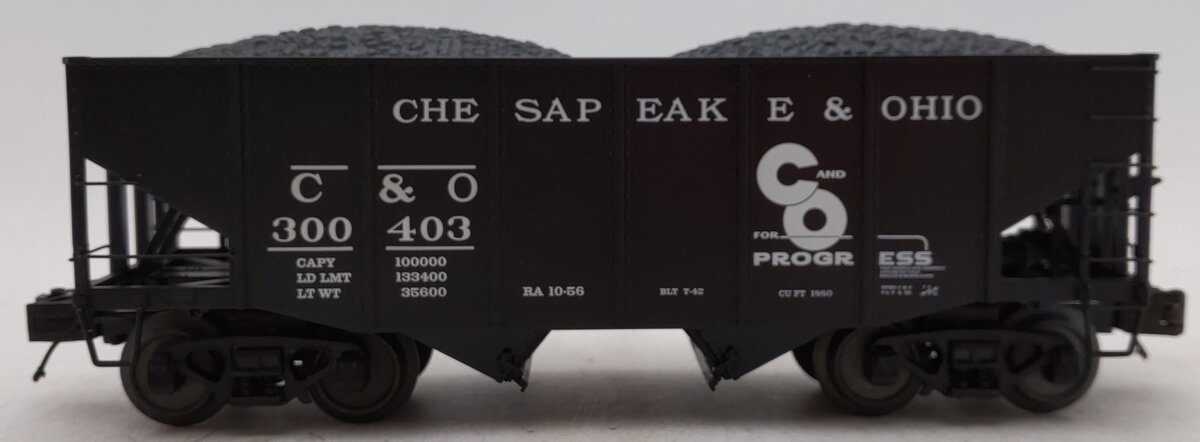 MTH 20-97307 O Chesapeake & Ohio 2-Bay Fish Belly Hopper NIB
