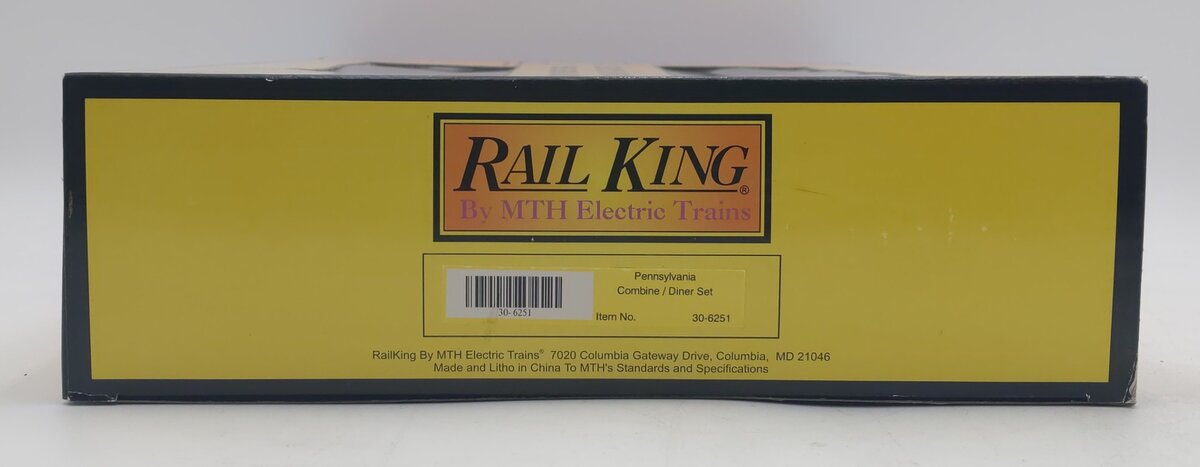 MTH 30-6251 O Pennsylvania Madison Combo/Diner Set (Set of 2) NIB