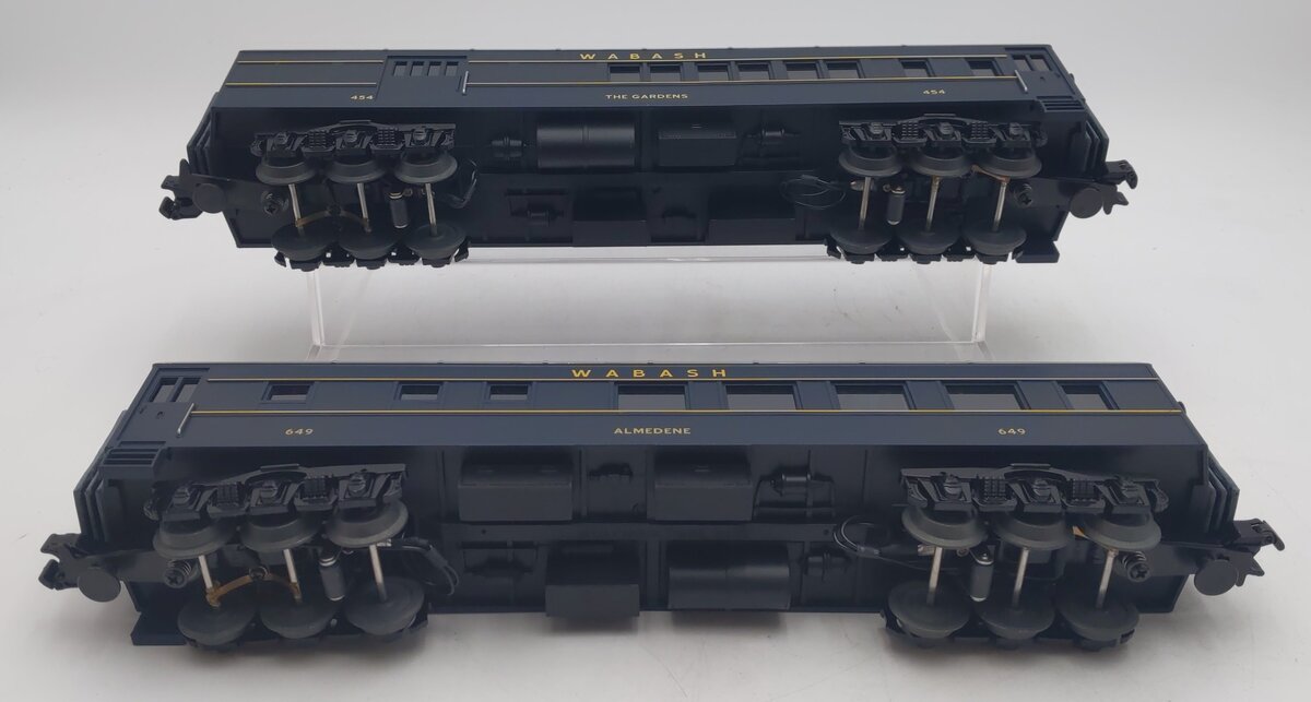 MTH 30-6263 O Wabash RailKing Madison Combo/Diner Set (Set of 2) NIB