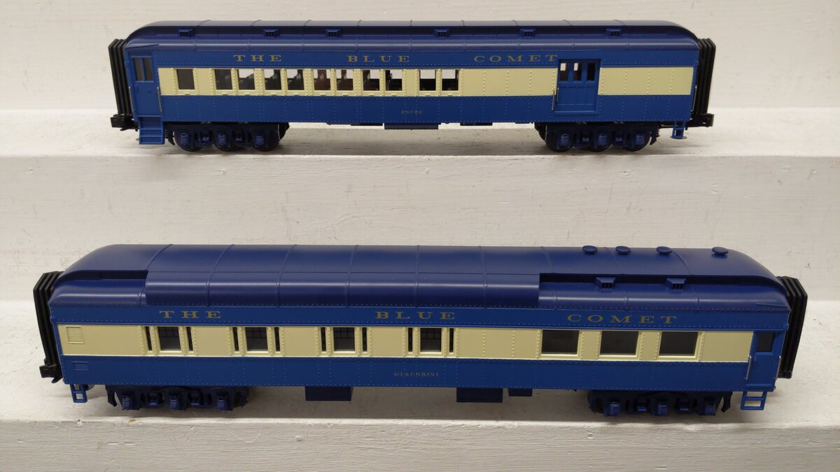 MTH 30-69110 O Jersey Central Combine/Diner Passenger Car Set (Set of 2) EX/Box