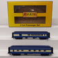 MTH 30-69110 O Jersey Central Combine/Diner Passenger Car Set (Set of 2) EX/Box