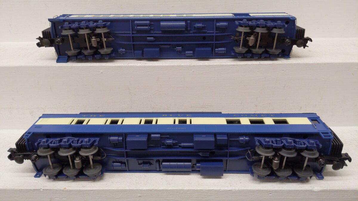 MTH 30-69110 O Jersey Central Combine/Diner Passenger Car Set (Set of 2) EX/Box