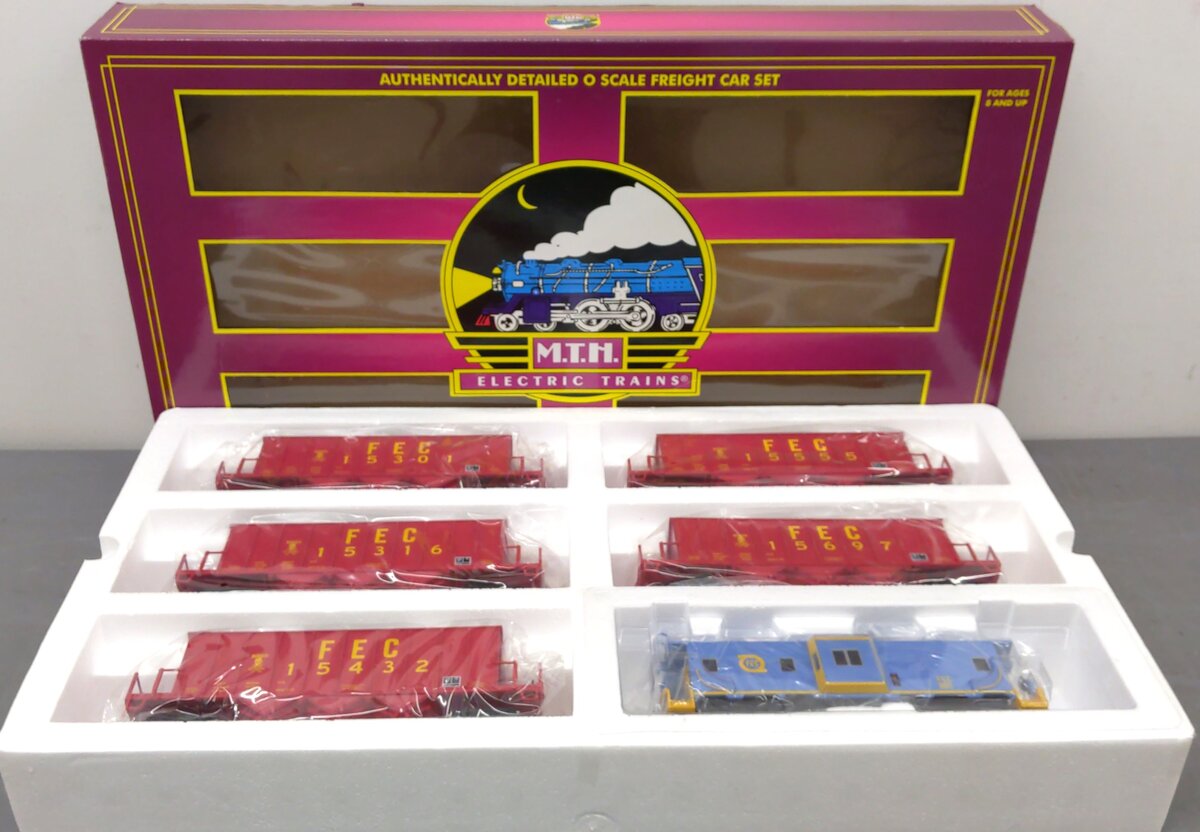MTH 20-90031 Florida East Coast Premier Freight Car Set NIB