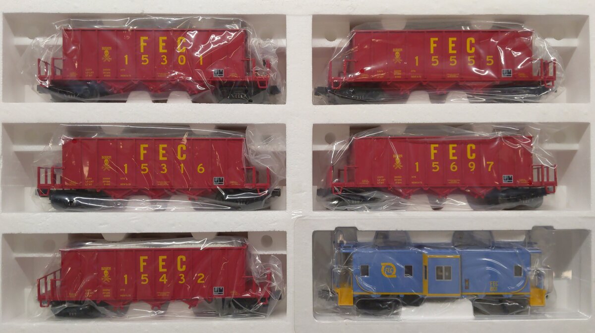 MTH 20-90031 Florida East Coast Premier Freight Car Set NIB