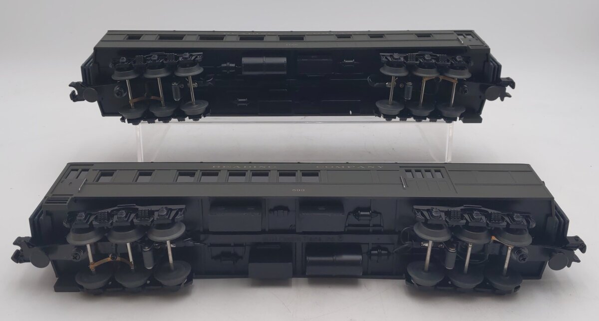 MTH 30-6268 O Reading RailKing O-27 Madison Combo/Diner Set (Set of 2) NIB