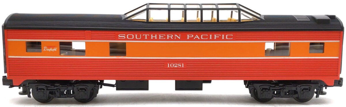 MTH 30-6061 O Gauge Southern Pacific O27 Streamlined Vista Dome Car EX/Box