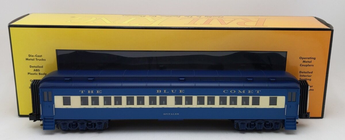 MTH 30-69111 O Gauge Jersey Central 60' Madison Coach Car LN/Box