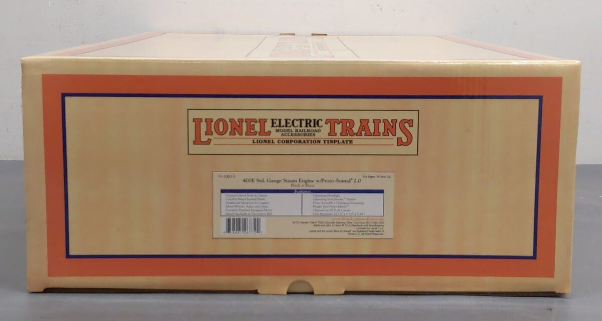 MTH 11-1001-1 Lionel Lines 400E Std. Gauge Steam Engine w/ PS2 NIB