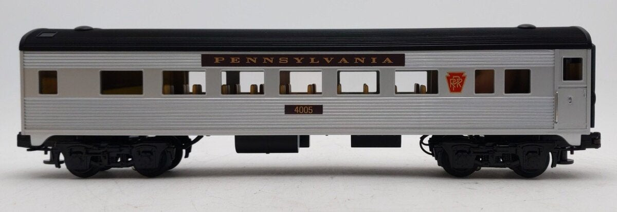 MTH 30-6071 O Gauge Pennsylvania Streamlined Coach Passenger Car #4005 LN/Box