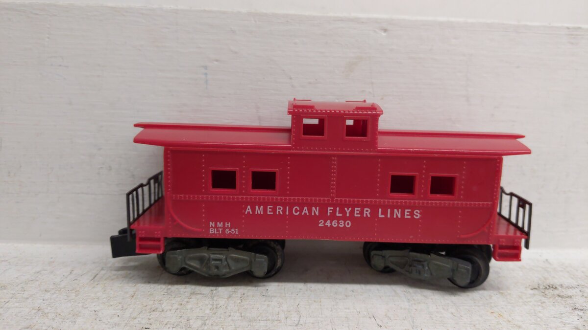 American Flyer 24630 Vintage S American Flyer Lines Caboose VG