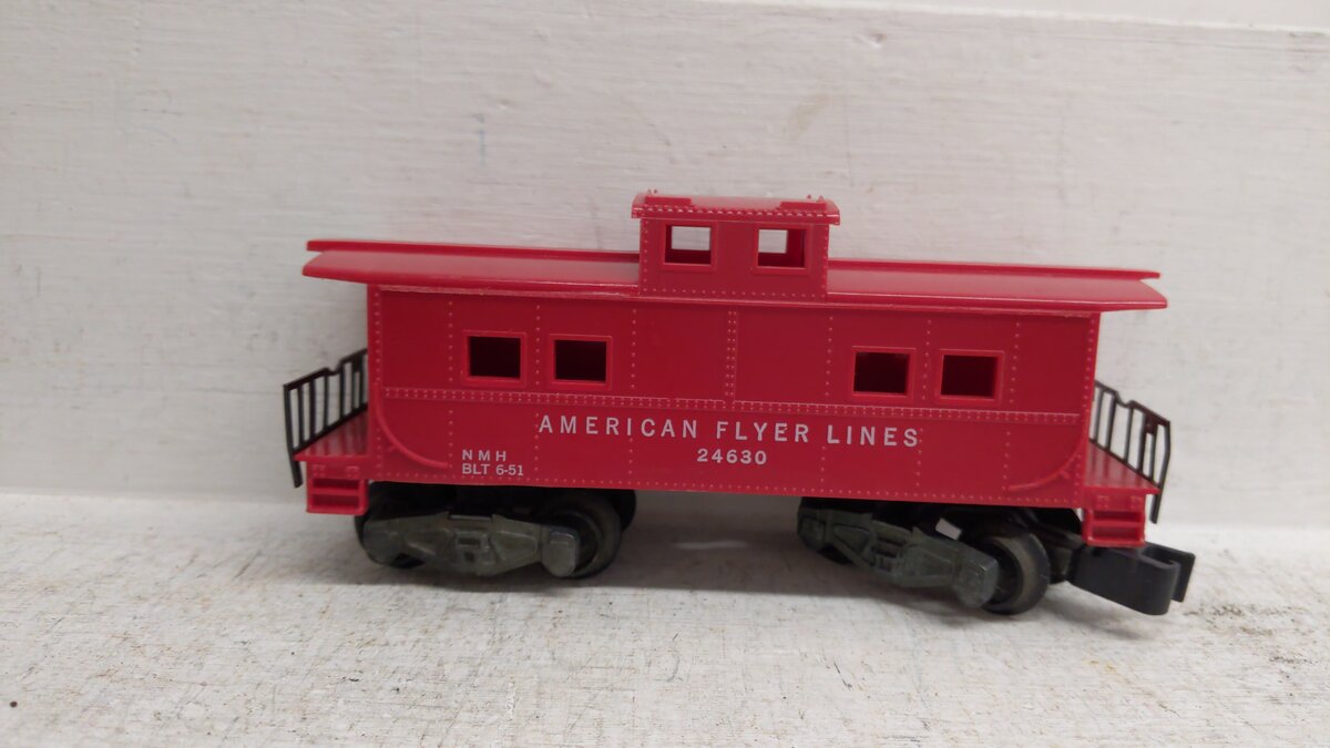 American Flyer 24630 Vintage S American Flyer Lines Caboose VG