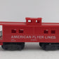 American Flyer 24636 Vintage S American Flyer Lines Red Caboose EX