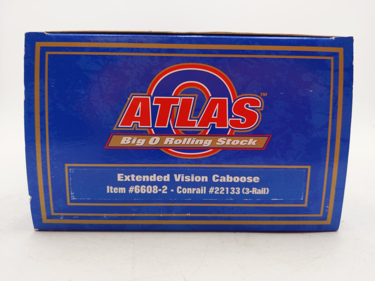 Atlas 6608-2 Conrail Extended Vision Caboose #22133 (3-Rail) EX/Box