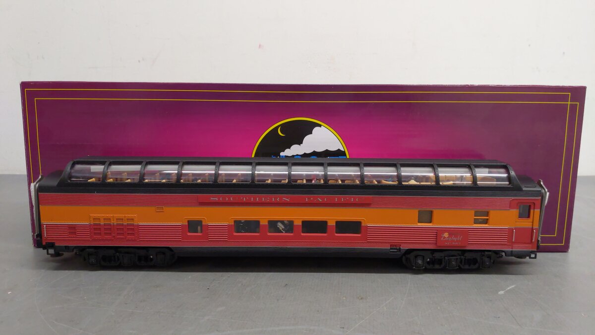 MTH 20-67239 O Southern Pacific 70' ABS Full Length Vista Dome Passenger Car