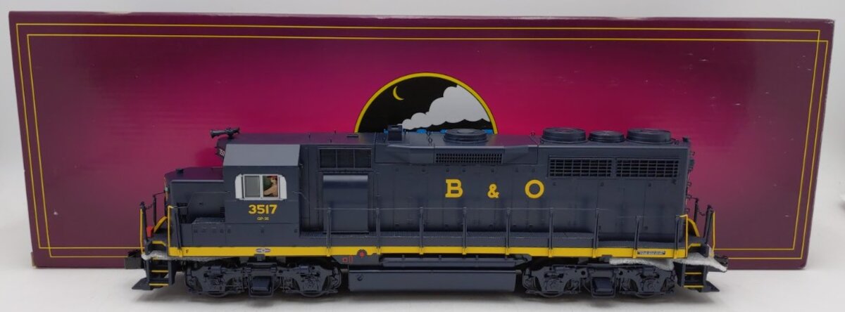 MTH 20-20197-1 O Gauge Baltimore & Ohio GP35 Diesel Engine #3517 with PS3 LN/Box