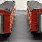 MTH 20-66216 O SP 70' Streamlined Slpr/Diner Passenger Car Set (Set of 2) VG/Box