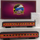 MTH 20-66216 O SP 70' Streamlined Slpr/Diner Passenger Car Set (Set of 2) VG/Box