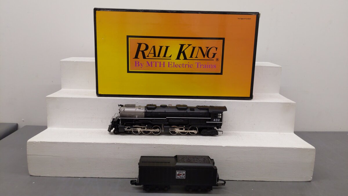 MTH 30-1196-1 Western Pacific 4-6-6-4 Challenger Steam Engine w/PS2 #402 EX/Box