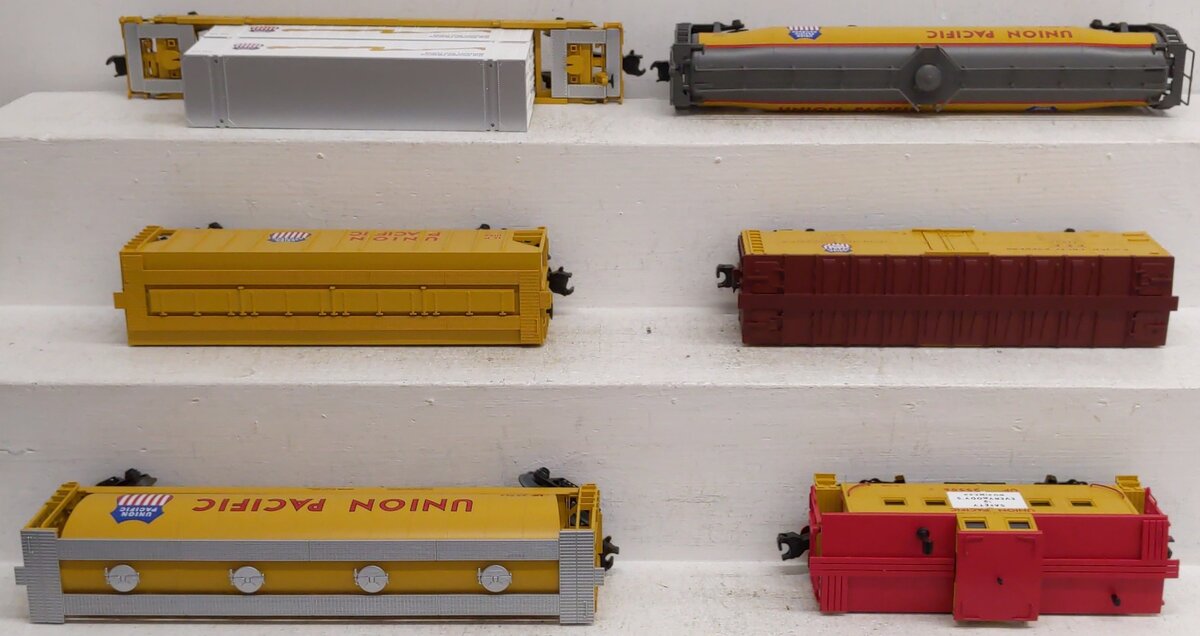 MTH 30-7005 O Union Pacific RailKing Freight Car Set (Set of 6) EX/Box