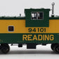 Atlas 7604-1 O Gauge Reading Extended Vision Caboose #94101 [2-Rail] LN/Box