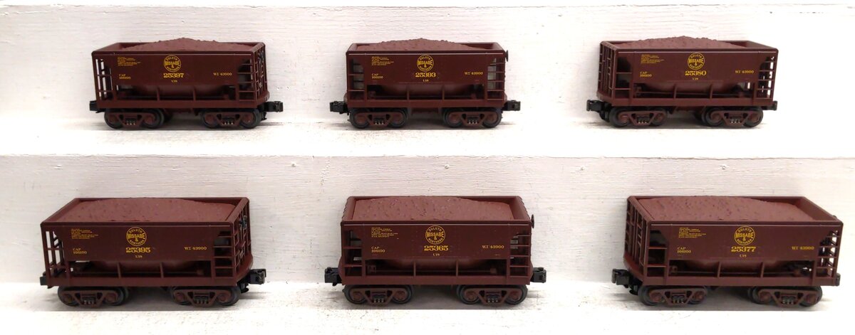 MTH 20-90163 O Duluth Missabe & Northern Ore Car Set (Set of 6) NIB