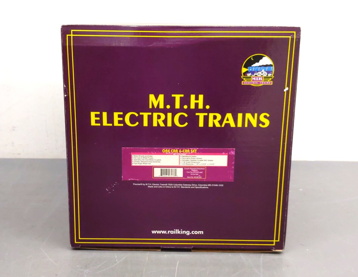 MTH 20-90163 O Duluth Missabe & Northern Ore Car Set (Set of 6) NIB