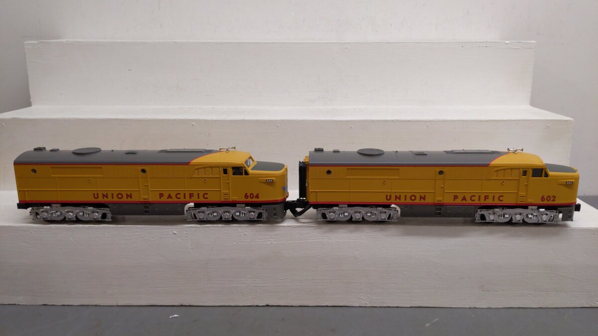 MTH 30-2218-1 UP Alco PA AA Diesel Engine Set w/PS2 #602/604 EX/Box