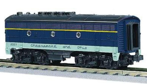 MTH 30-2185-3 C&O EMD F-3 B-Unit Non-powered Diesel Engine #8503 LN/Box