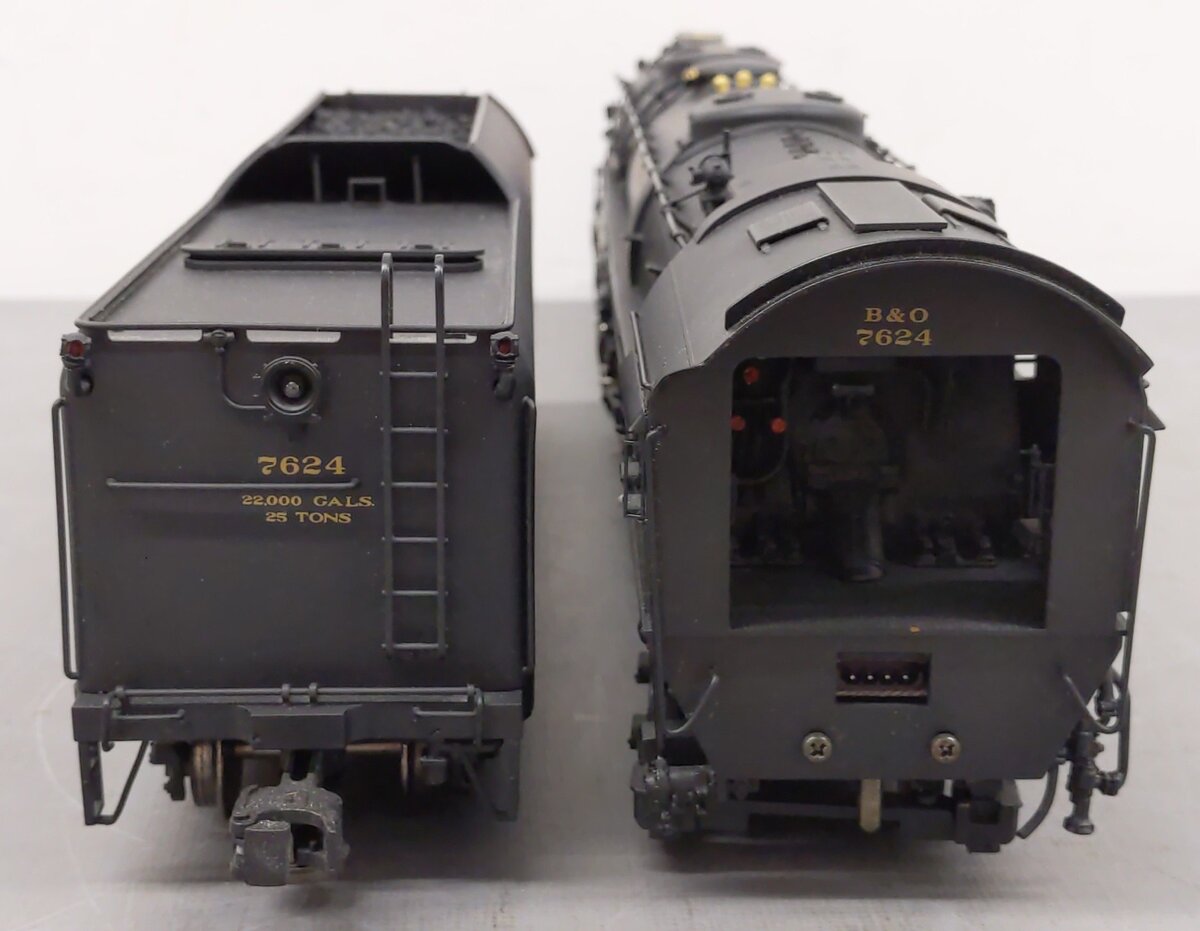 Sunset Models 7624 3rd Rail Brass B&O 2-8-8-4 Steam Locomotive w/ Tender #7624 LN/Box