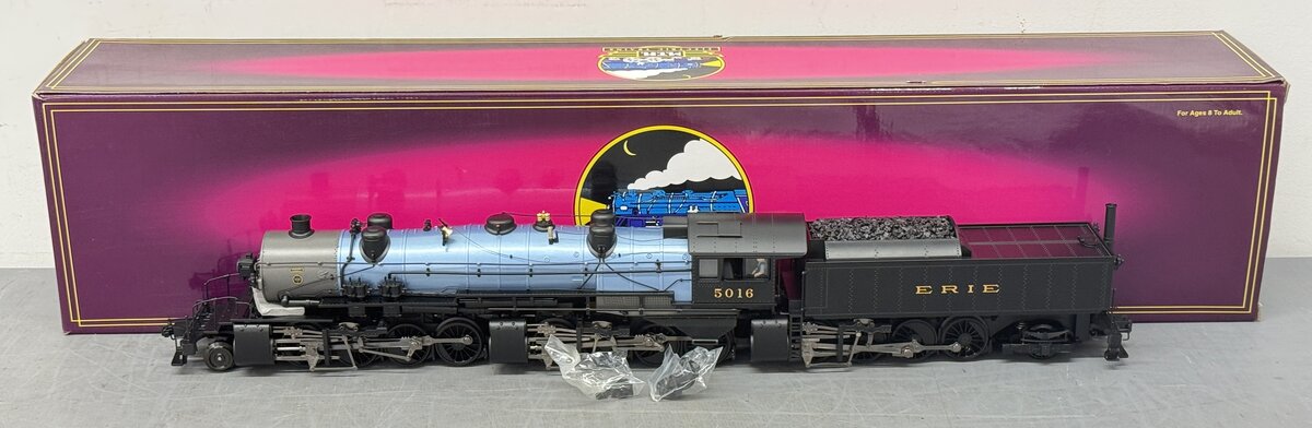MTH 20-3069-1 O Erie 2-8-8-8-2 Triplex Steam Locomotive & Tender #5016 w PS2 EX/Box