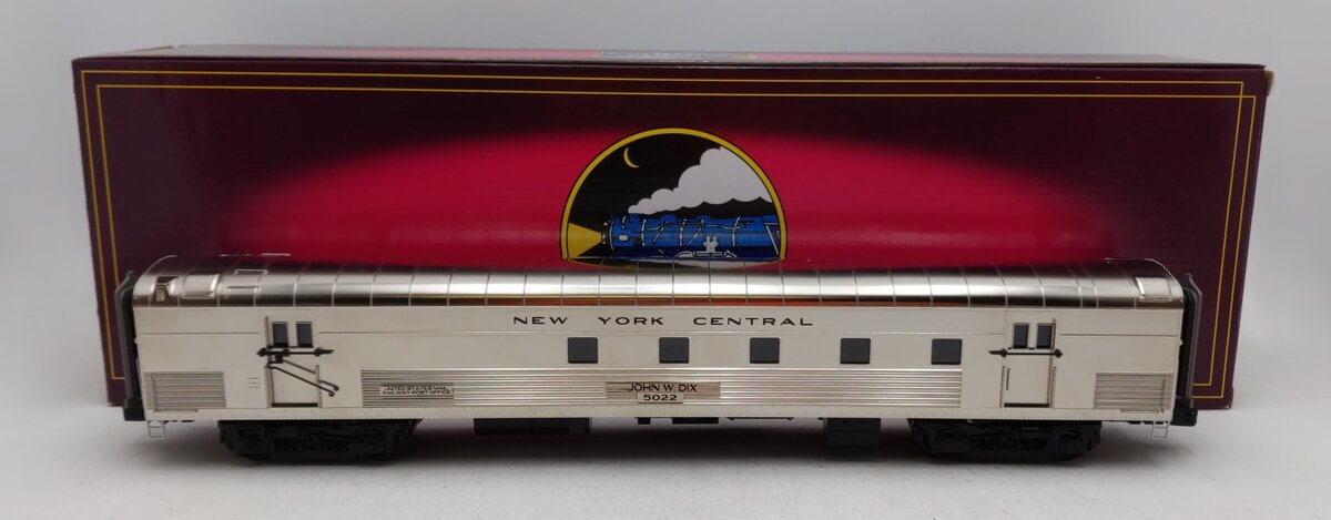 MTH 20-68146 O Gauge New York Central 70' RPO Passenger Car (Ribbed) EX/Box