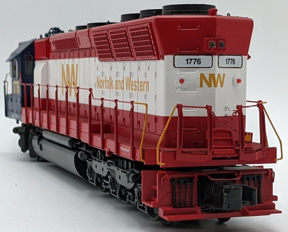 MTH 20-20292-1 O Gauge N&W SD45 Diesel Engine #1776 with PS 3.0 (Hi-Rail Wheels) NIB