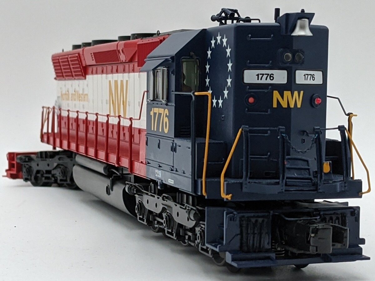 MTH 20-20292-1 O Gauge N&W SD45 Diesel Engine #1776 with PS 3.0 (Hi-Rail Wheels) NIB