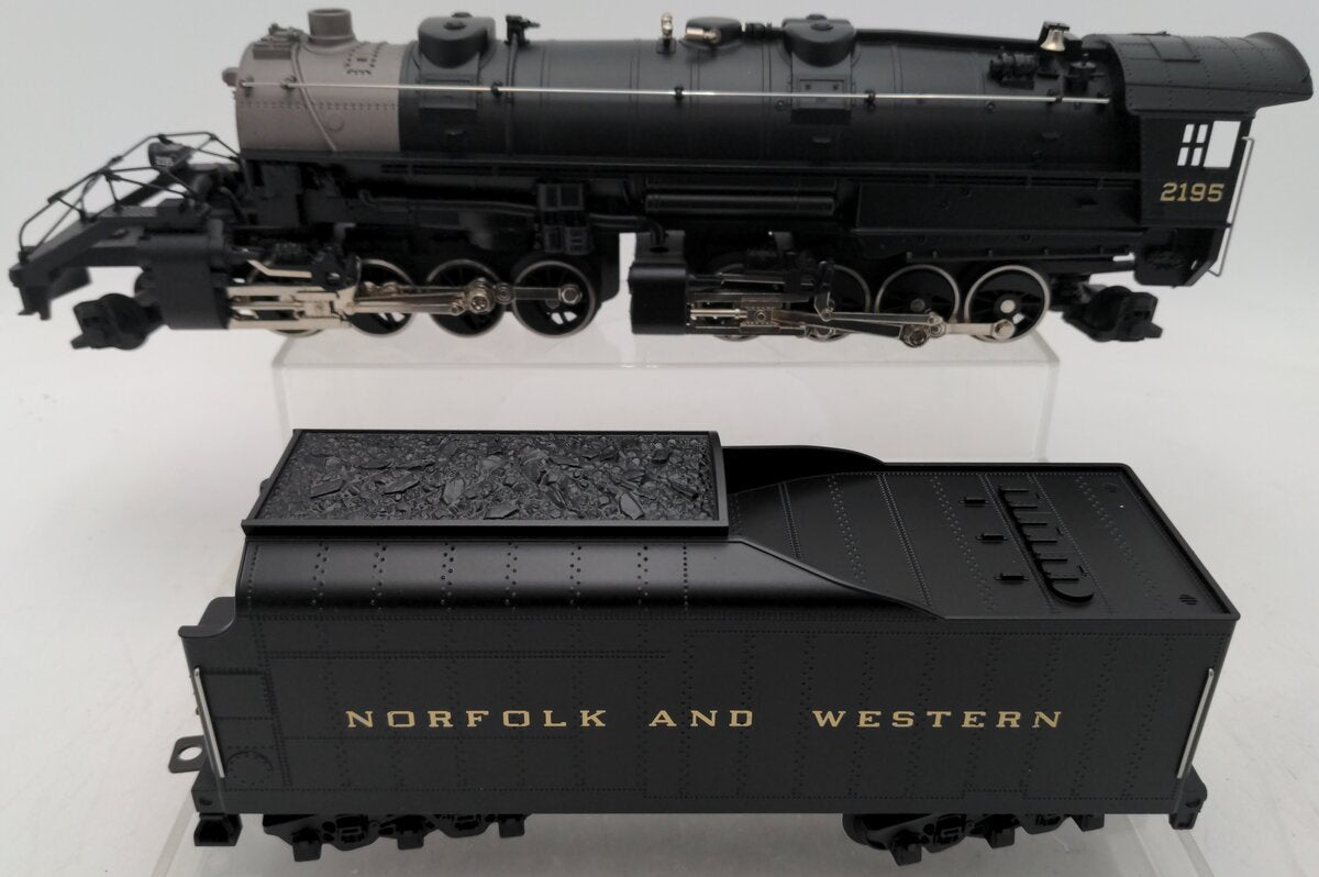 MTH 30-1163-1 O Norfolk & Western 2-8-8-2 Y6B Steam Locomotive #2195 w/PS2 EX/Box
