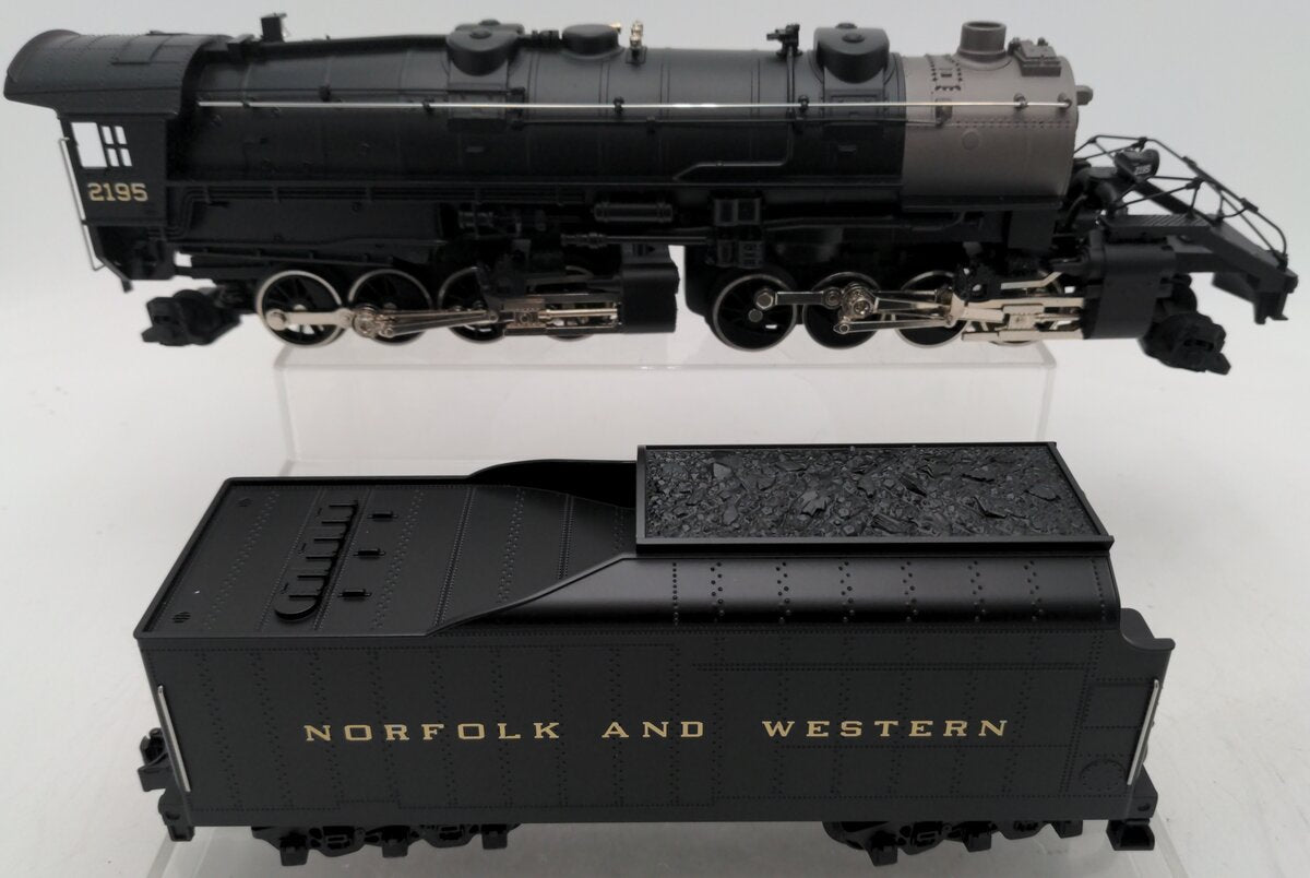 MTH 30-1163-1 O Norfolk & Western 2-8-8-2 Y6B Steam Locomotive #2195 w/PS2 EX/Box