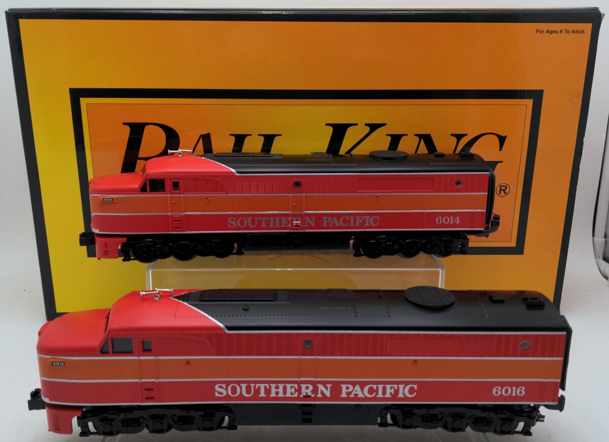 MTH 30-2195-1 Southern Pacific PA-1 AA Diesel Engine Set #604/602 w/ PS2 EX/Box