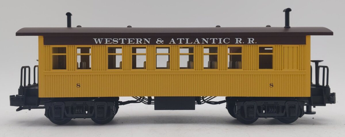 MTH 30-6400-1 O Gauge Western & Atlantic Railroad Overton Illuminated Coach NIB