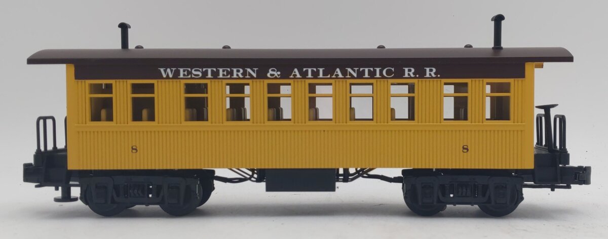 MTH 30-6400-1 O Gauge Western & Atlantic Railroad Overton Illuminated Coach NIB