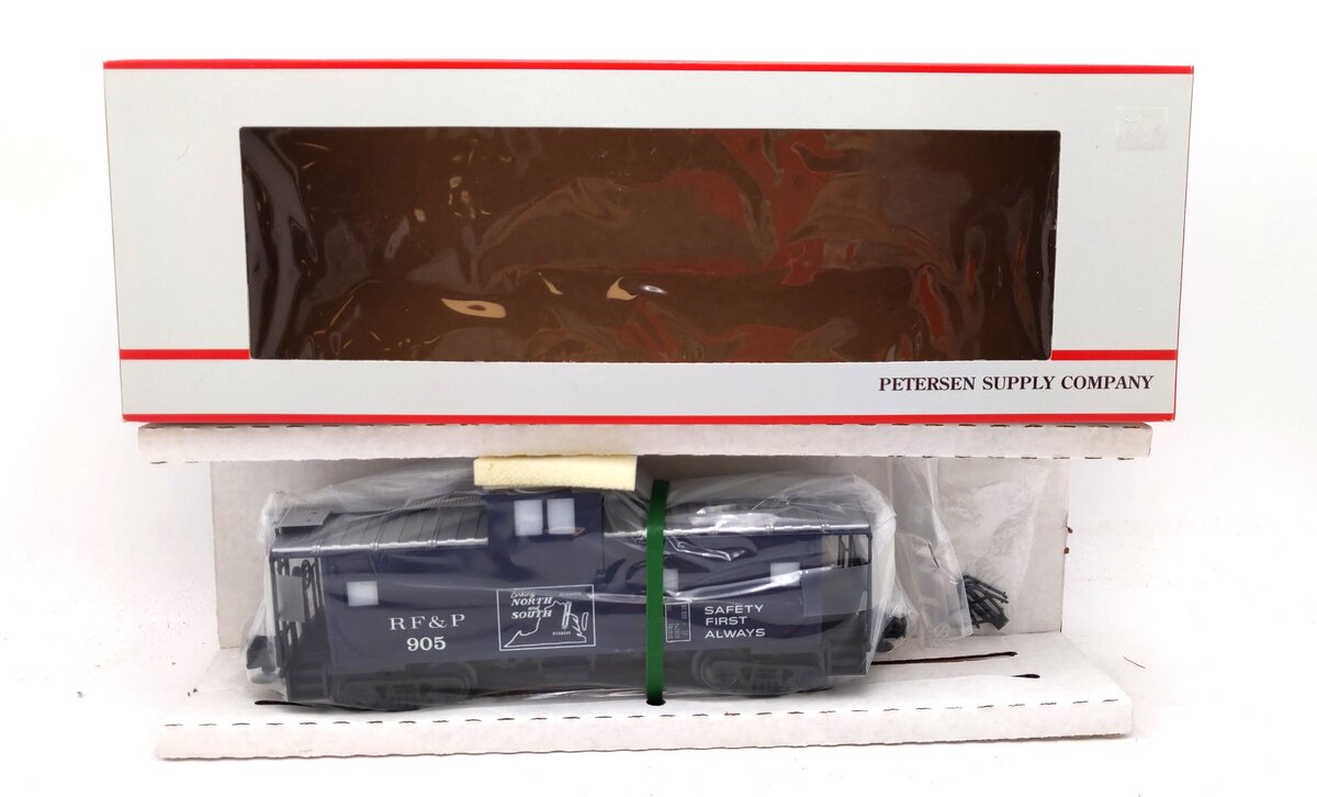 Petersen 905 O Gauge Locust Grove RF&P Lighted Caboose NIB