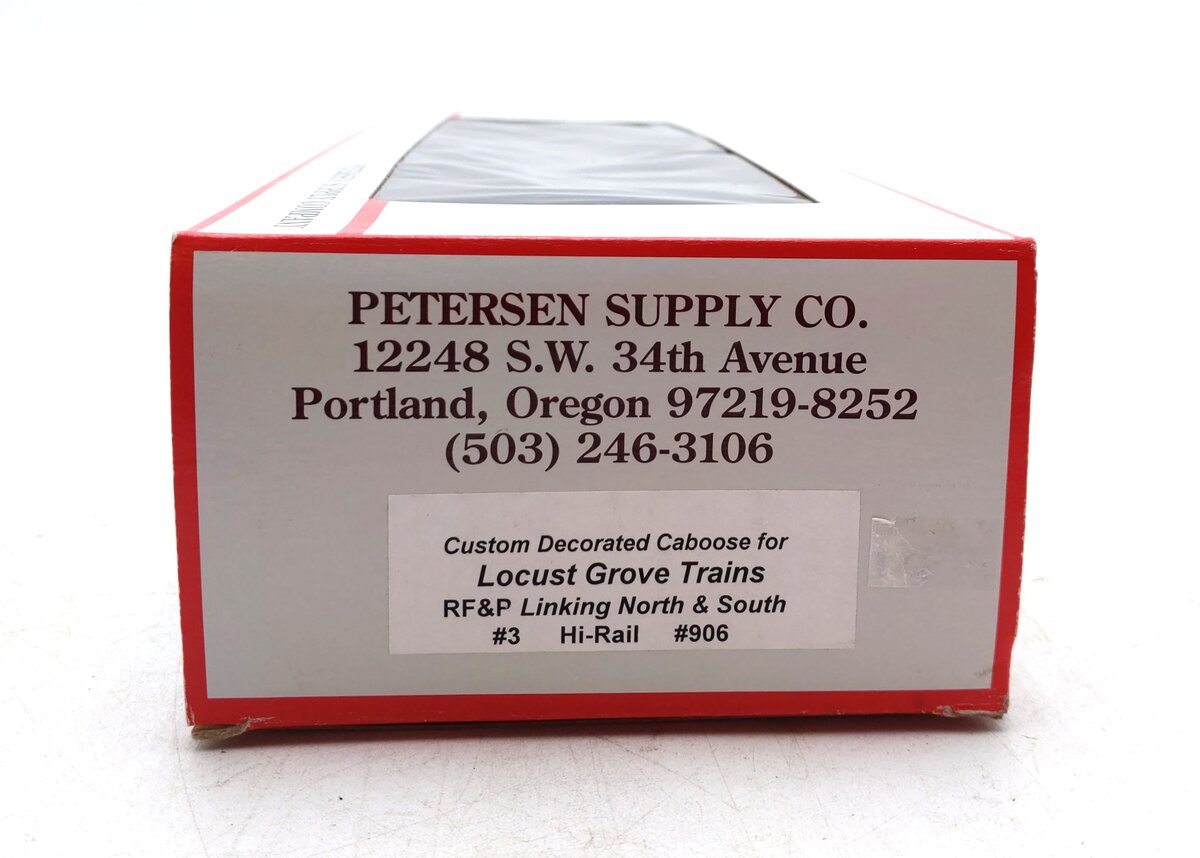 Petersen 906 O Gauge Locust Grove RF&P Lighted Caboose NIB