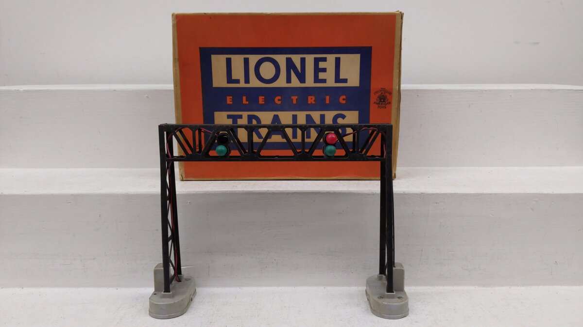 Lionel 450 Vintage O Postwar Operating Signal Bridge VG/Box
