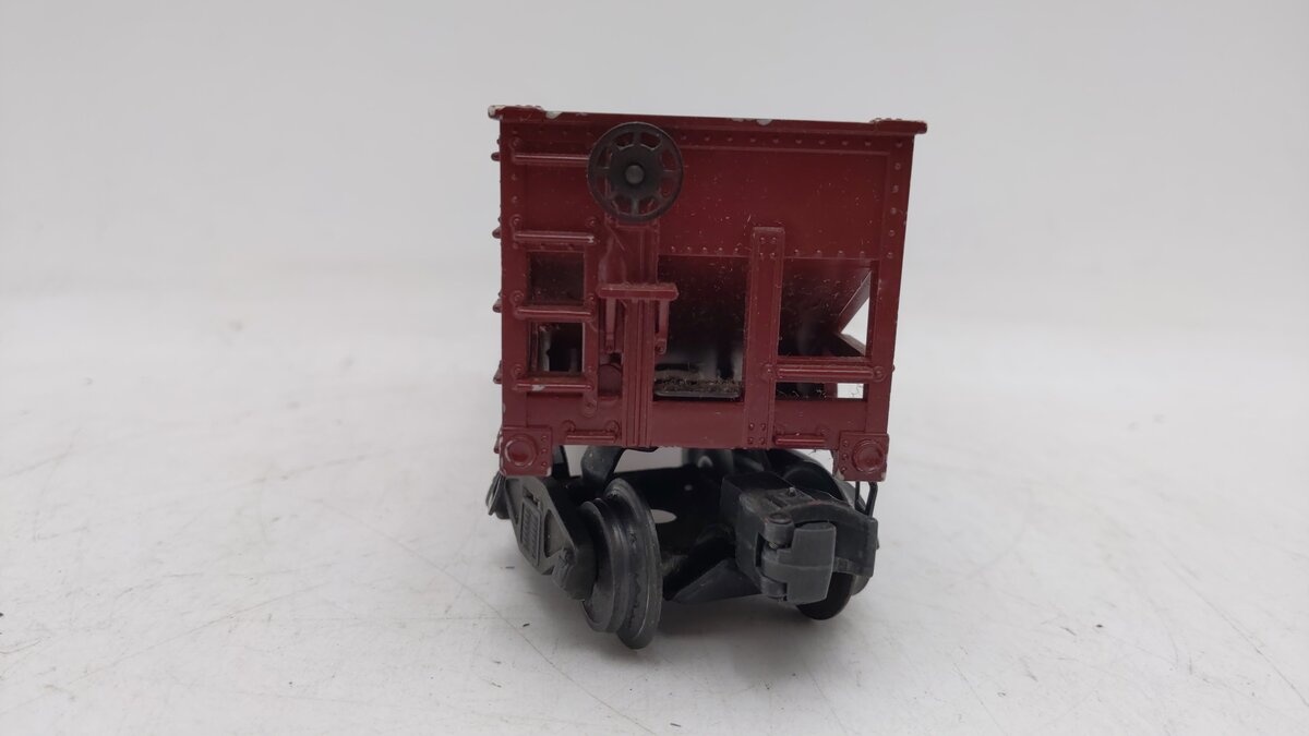 Lionel 6456 Vintage O Lehigh Valley Maroon 2-Bay Hopper Car #25000 VG/Box